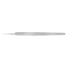 Francis Foreign Body Spud Angled - Flag Shaped Tip Stainless Steel, 12 cm - 4 3/4"